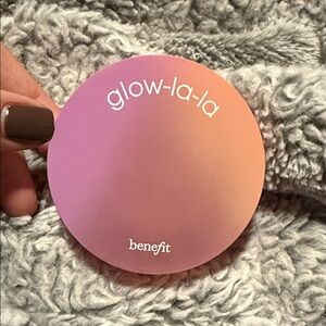 Benefit Glow-La-La Highlight and Half Caked Blush